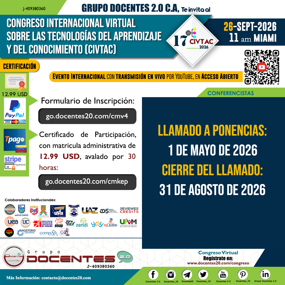 Folleto del XVII CIVTAC 2026