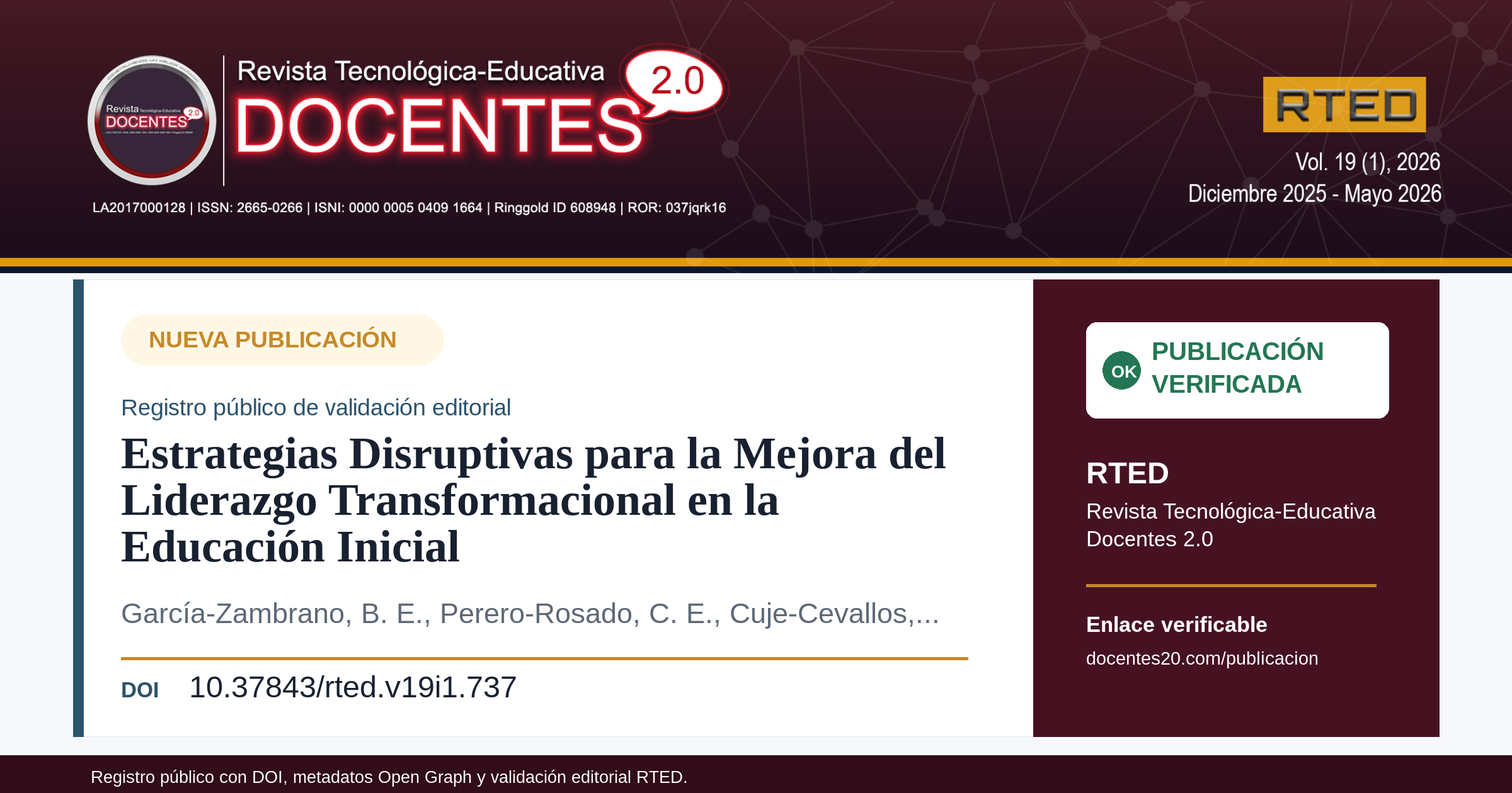 Imagen social de la publicación RTED