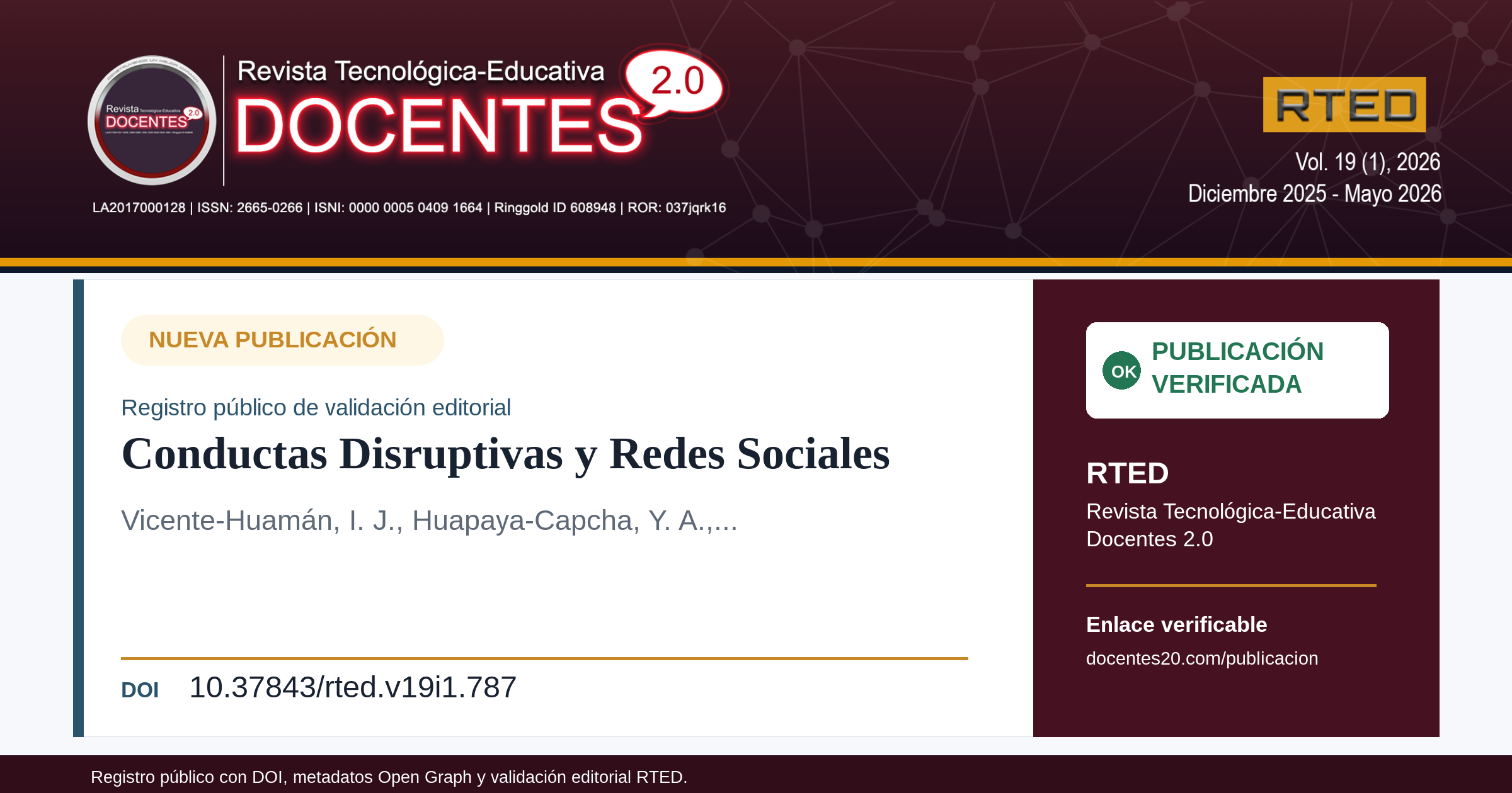 Imagen social de la publicación RTED