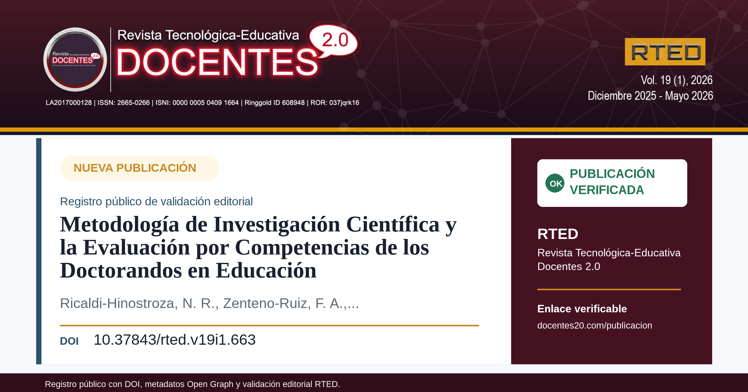 Imagen social de la publicación RTED