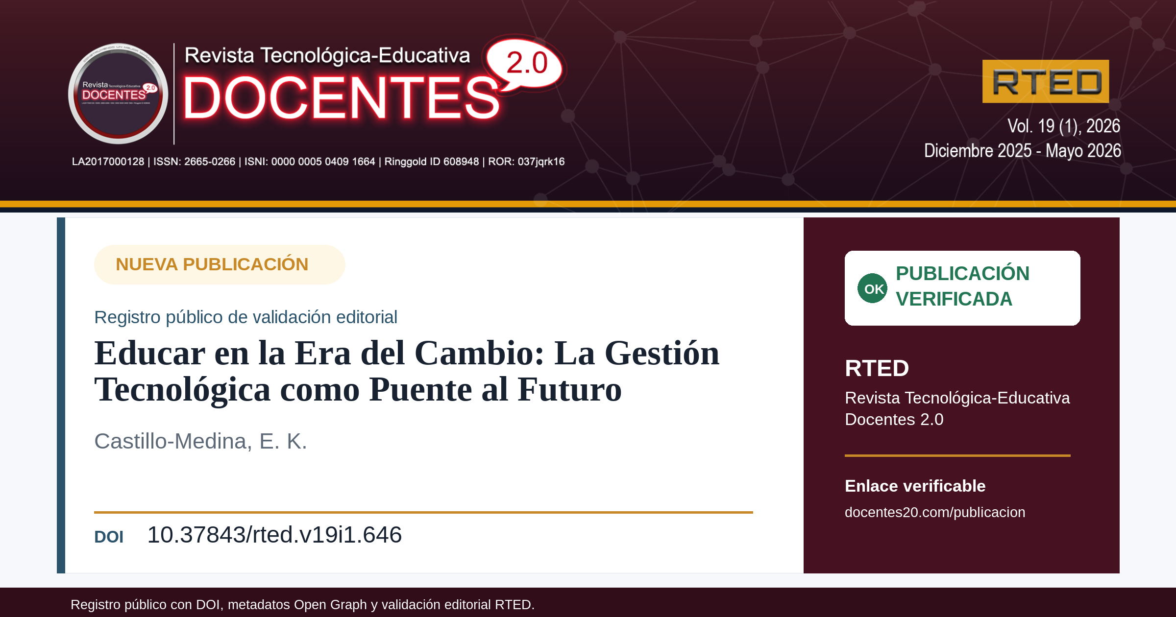 Imagen social de la publicación RTED
