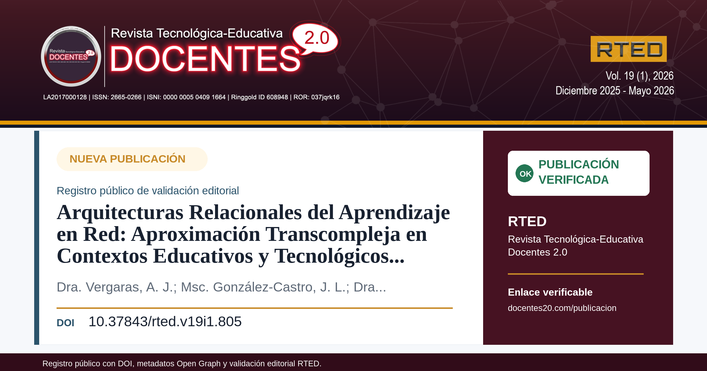 Imagen social de la publicación RTED
