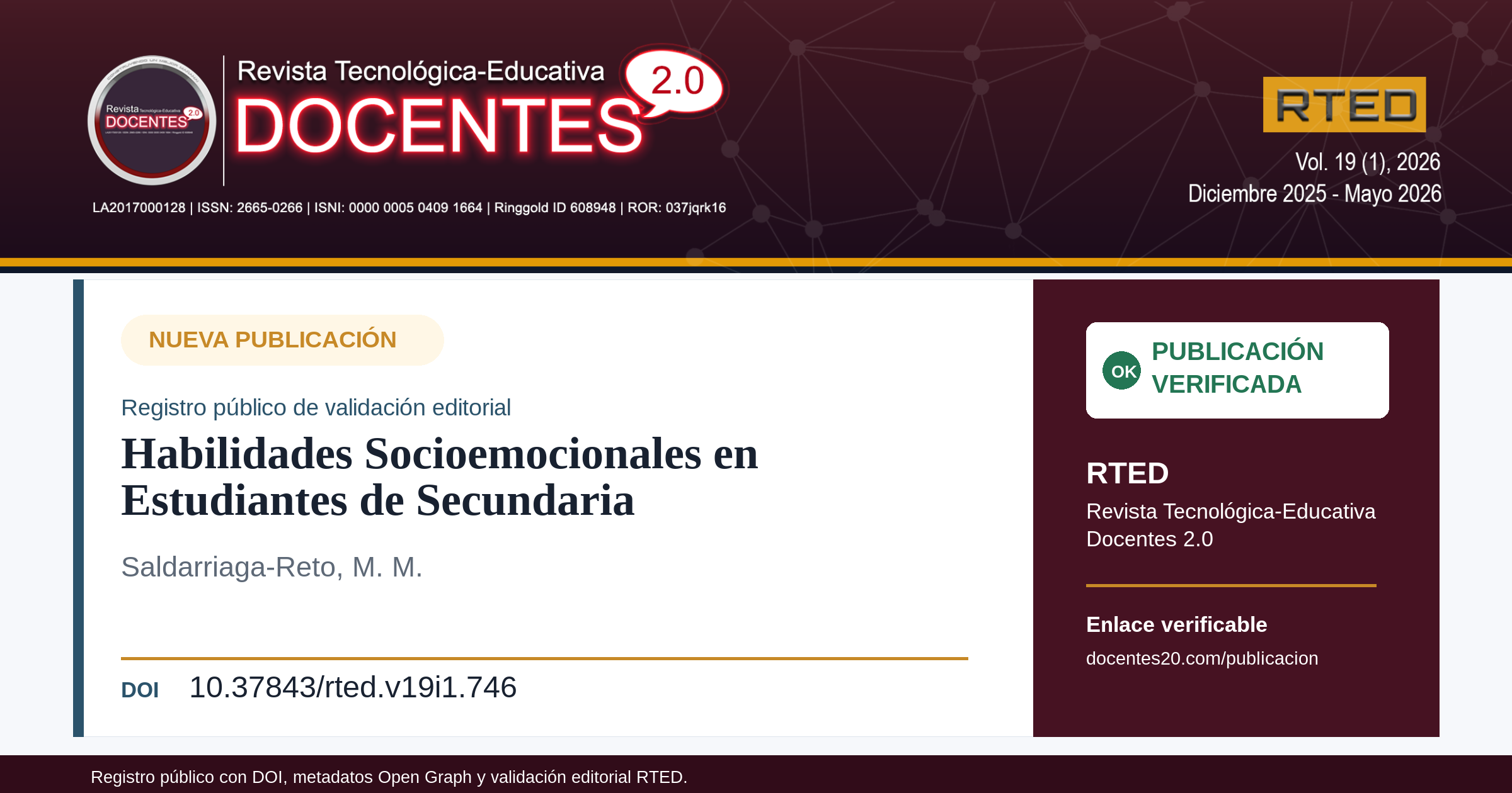 Imagen social de la publicación RTED