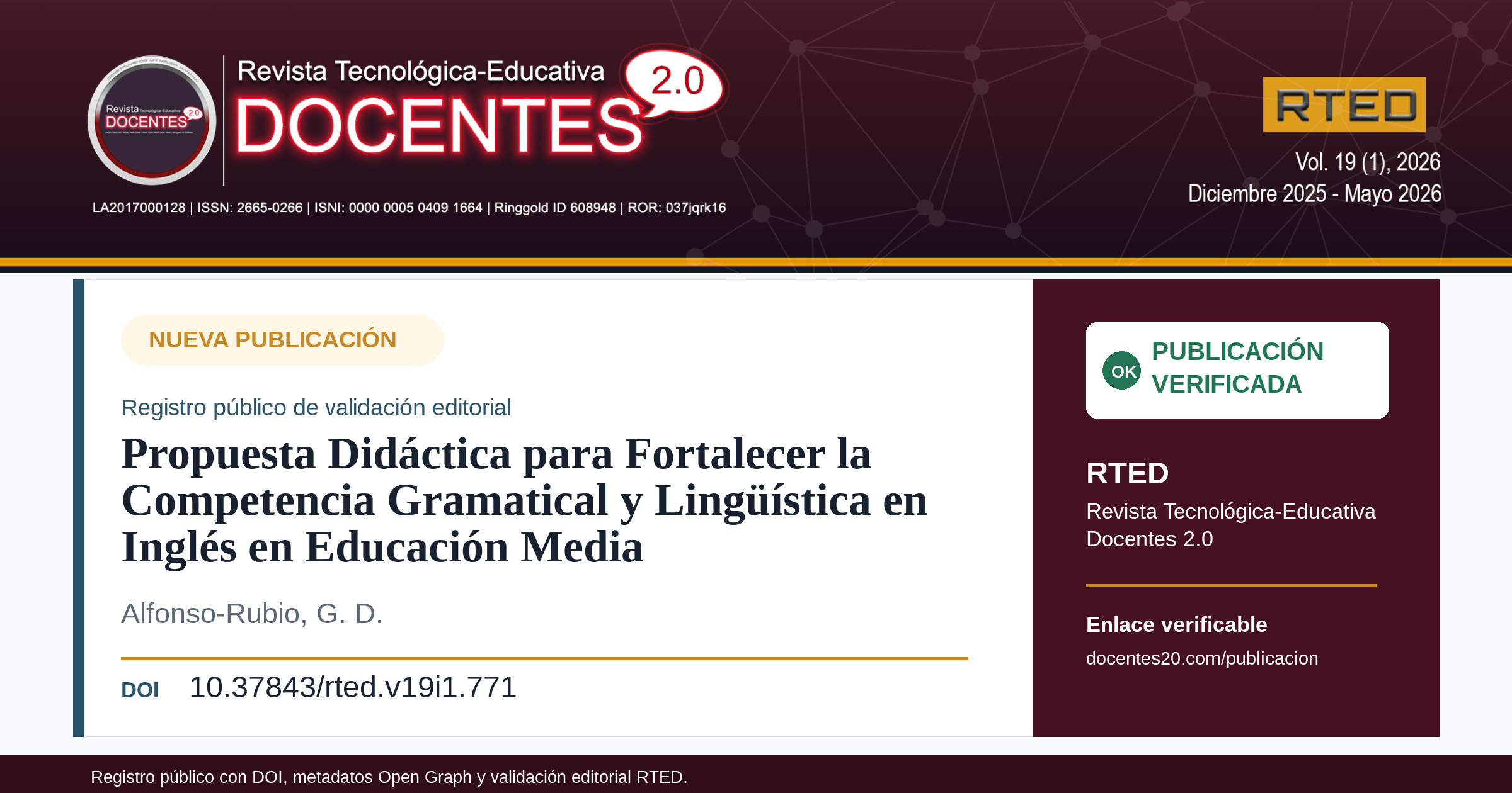 Imagen social de la publicación RTED