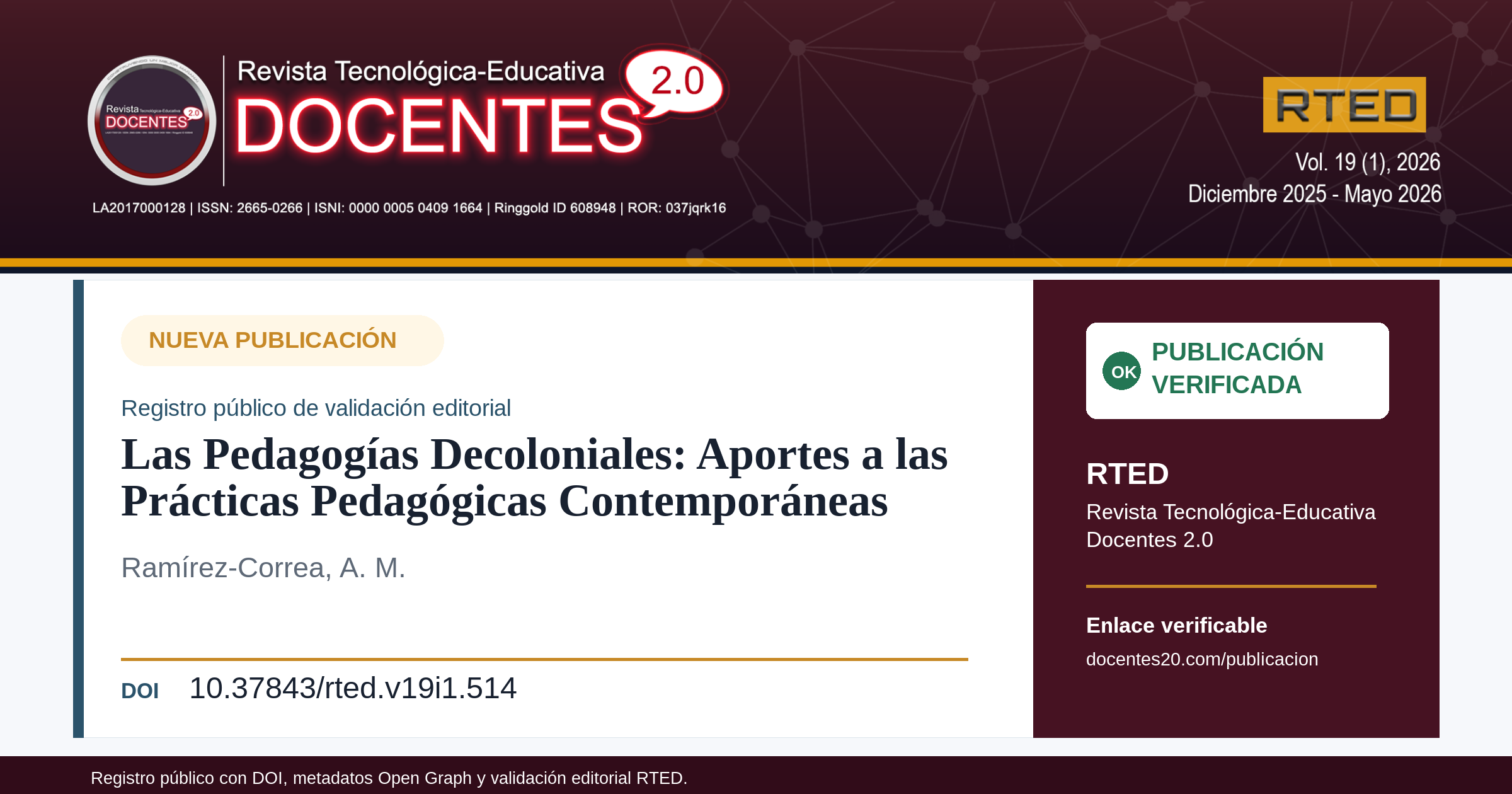 Imagen social de la publicación RTED
