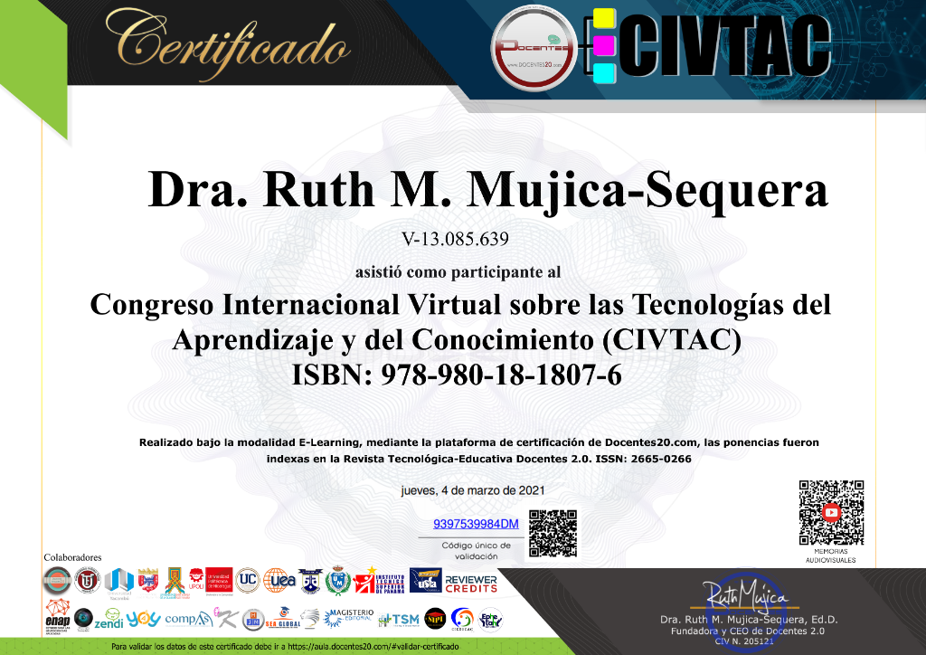Ejemplo de Certificado CIVTAC